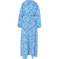 IZIA Jurk blauw / wit