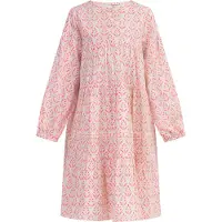 IZIA Jurk neonroze / wit