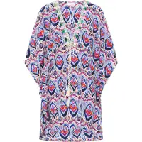 IZIA Kimono crème / turquoise / lichtblauw / oranje