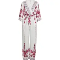 Usha Jumpsuit navy / rosa / rood / wit