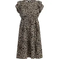 Faina Jurk chamois / zwart