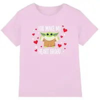 Star Wars Kinderen/Kinderen Jij laat mijn hart groeien T-Shirt (Roze)