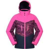 Mountain Warehouse Kinder/Kinder Storm II Extreme Galaxy Ombre Ski Jas (Donkerroze)