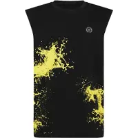 Plein sport Shirt 'Splash' zwart