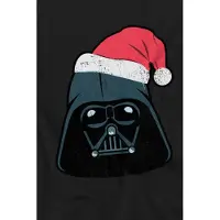 Star Wars Kinderen Darth Vader Kerstman T-Shirt (Zwart)
