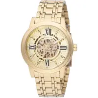 Invicta Objet D Art 69129 Heren Horloge - Automatisch Uurwerk - Roestvrij Staal met gouden Wijzerplaat - 41mm