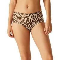 Regatta Dames/Dames Paloma Zwemshort met Zebraprint (Lichtbruin/ donkerbruin)