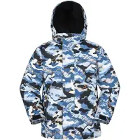 Mountain Warehouse Kinder/Kinder Mogal Geometrisch Ski-jack (Lichtblauw)