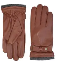 Infinity Leather Herenhandschoenen van Italiaans leer met warme wollen voering voor winterfietsen en casual rijden