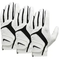 Nike Dura Feel X Golfschoenen (Verpakking van 3) (Wit/Zwart)