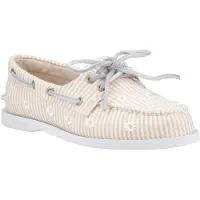 Sperry Authentiek Origineel Textiel Dames Seersucker Standaard Bootschoenen