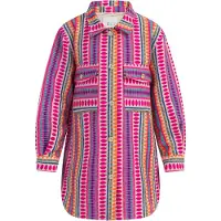 IZIA Overhemd jasje Meisje Veelkleurig roze