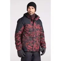 Mountain Warehouse Heren Shadow II Printed Ski Jacket (Helder oranje)