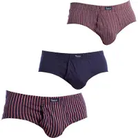 Abanderado 3er-Pack Herren-Slips mit Öffnung „Essential Print“ A0090