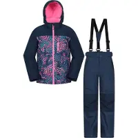 Mountain Warehouse Kinderen Vortex Extreme Waterdichte Skijas & Broek (Marineblauw)