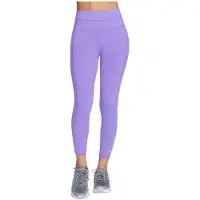 SKECHERS Performance GOWALK Draag Hoog-Waisted 7/8 Nylon Dames Roze Sportleggings