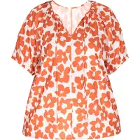 IZIA Grote maat blouse Dames oranje