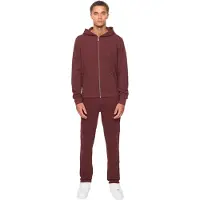 Duck and Cover Heren Optimus Hoodie en Joggingbroek Set (Wijn)