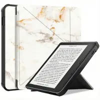 IMoshion Design Vouwbare Bookcase voor de Kobo Libra 2 / Tolino Vision 6 - White Marble