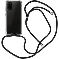 IMoshion Transparante Backcover met koord voor de Samsung Galaxy S20 Plus - Zwart