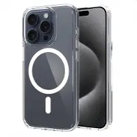 Accezz Xtreme Impact Backcover met MagSafe voor de Apple iPhone 15 Pro - Transparant
