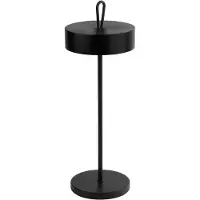Aps 17005 accu-aangedreven LED-tafellamp CLEO, zwart