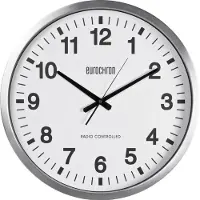 Eurochron EFWU 9000 Wandklok Zendergestuurd 50.7 cm x 63 mm Zilver