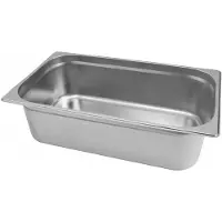 Mega -M Professionele GN 1/1 Bak - 53x32,5 cm - Diepte 150 mm - RVS - Gastronorm Container - Roestvrij Staal - Voor Oven, Koeling en Catering - Extra Diep