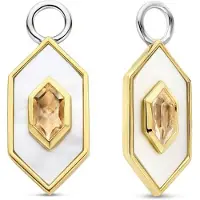 Ti sento Dames Oorbedels - 925 zilver - Parelmoer - 9271MW
