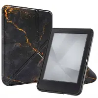 IMoshion Design Vouwbare Bookcase voor de Kobo Clara Colour / BW - Black Marble