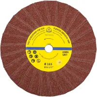 Klingspor 73994 FSR 618 Schuurmopper, 165 x 14 mm korrel 120 1 rij 2 lamellen per pakket Diameter 165 mm 10 stuk(s)