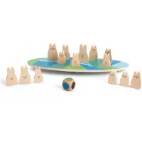 BS Toys Evenwicht konijntjes Bordspel - Educatief Spel - Behoud Evenwicht - Vanaf 4 Jaar - 2 Spelers - Cadeau kind