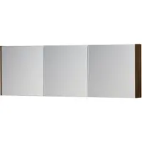 Ink SPK1 Spiegelkast 3 Deuren - 180x60cm - Koper Eiken - Spiegels, Spiegelkasten - 8718835102302