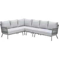 Garden Impressions Maud loungeset hoek 4-delig - taupe