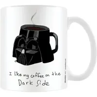 Star Wars Dark Side Meme Darth Vader mok (Wit/zwart)