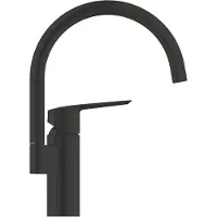 GROHE QuickFix Start eengreeps keukenmengkraan - hoge C-vormige uitloop - Matte Black