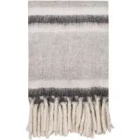 House Nordic Plaid Carmel | wol grijs 130x170 cm plaids | NADUVI