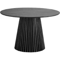 Ebuy24 Eettafel Osaka | hout zwart 120x75x120 cm eettafels | NADUVI