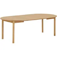 Ebuy24 Eettafel Bundaberg - Rechthoek - Eiken Fineer - Uitschuifbaar 120/220cm - 4-6 Personen