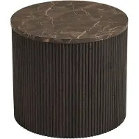 Ebuy24 Bijzettafel Rota | mdf bruin 45x40x45 cm bijzettafels | NADUVI