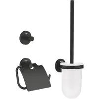 GROHE QuickFix Start 3-in-1 toiletaccessoireset - Matte Black
