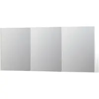 Ink SPK2 Spiegelkast 3 Deuren - 180x74cm - Mat Wit - Spiegels, Spiegelkasten - 8718835093372