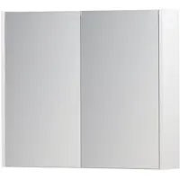 Ink SPK1 Spiegelkast 2 Deuren - 70x60cm - Mat Wit - Spiegels, Spiegelkasten - 8718835100445