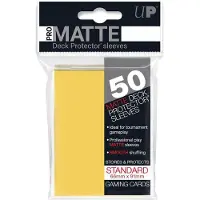 Ultra pro Sleeves Pro-Matte - Standaard Geel (66x91 mm)