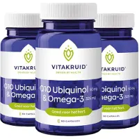 Vitakruid 3x Q10 ubiquinol 50mg & omega 3 (60 capsules)