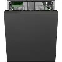 Smeg Volledig geïntegreerd vaatwasser Vaatwasser, Universeel, Volledig geïntegreerd, 60 cm, Aantal couverts: 13, Zwart, C