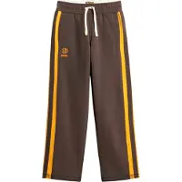 Superdry Broek 'Athletic Fives' chocoladebruin / oranje