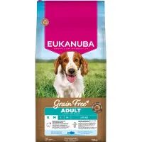 Eukanuba Hondenvoer Droog Grain Free Small/Medium Oceaanvis Adult 12 kg