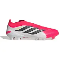 Adidas Predator League Veterloze Gras Voetbalschoenen (FG) Rood Wit Zwart