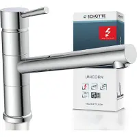 Schutte UNICORN ééngreepsmengkraan keuken, lage druk, chroom